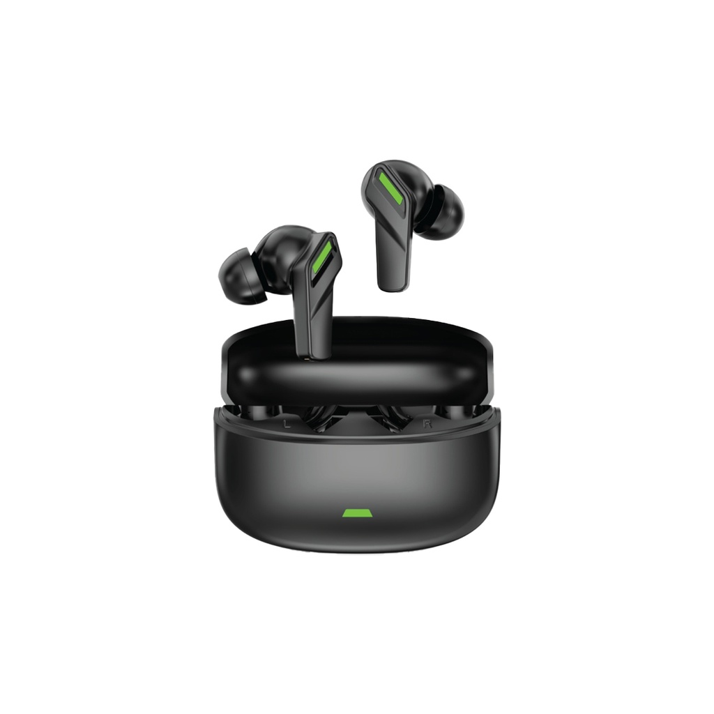 GREEN Salermo True Wireless Earbuds (Black)