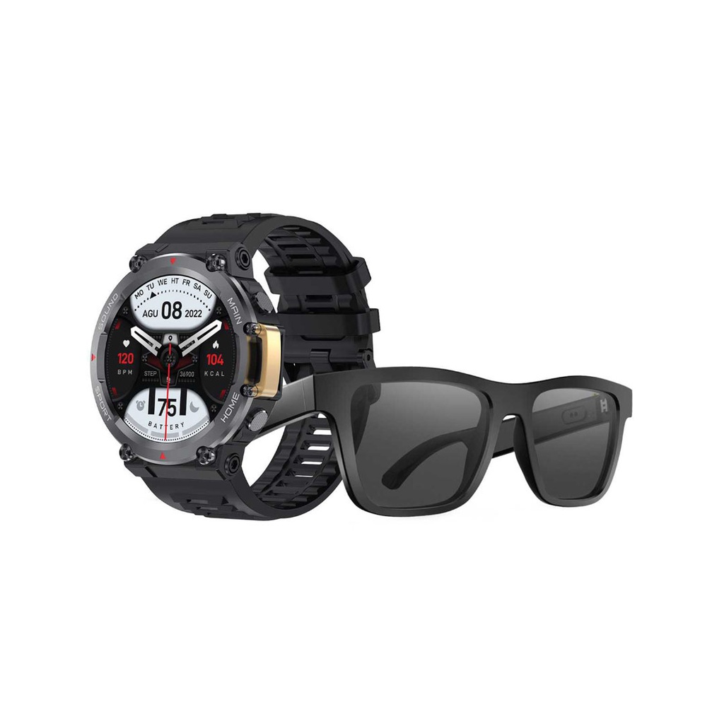 GREEN Smart Combo Audio Glass & Smart Watch