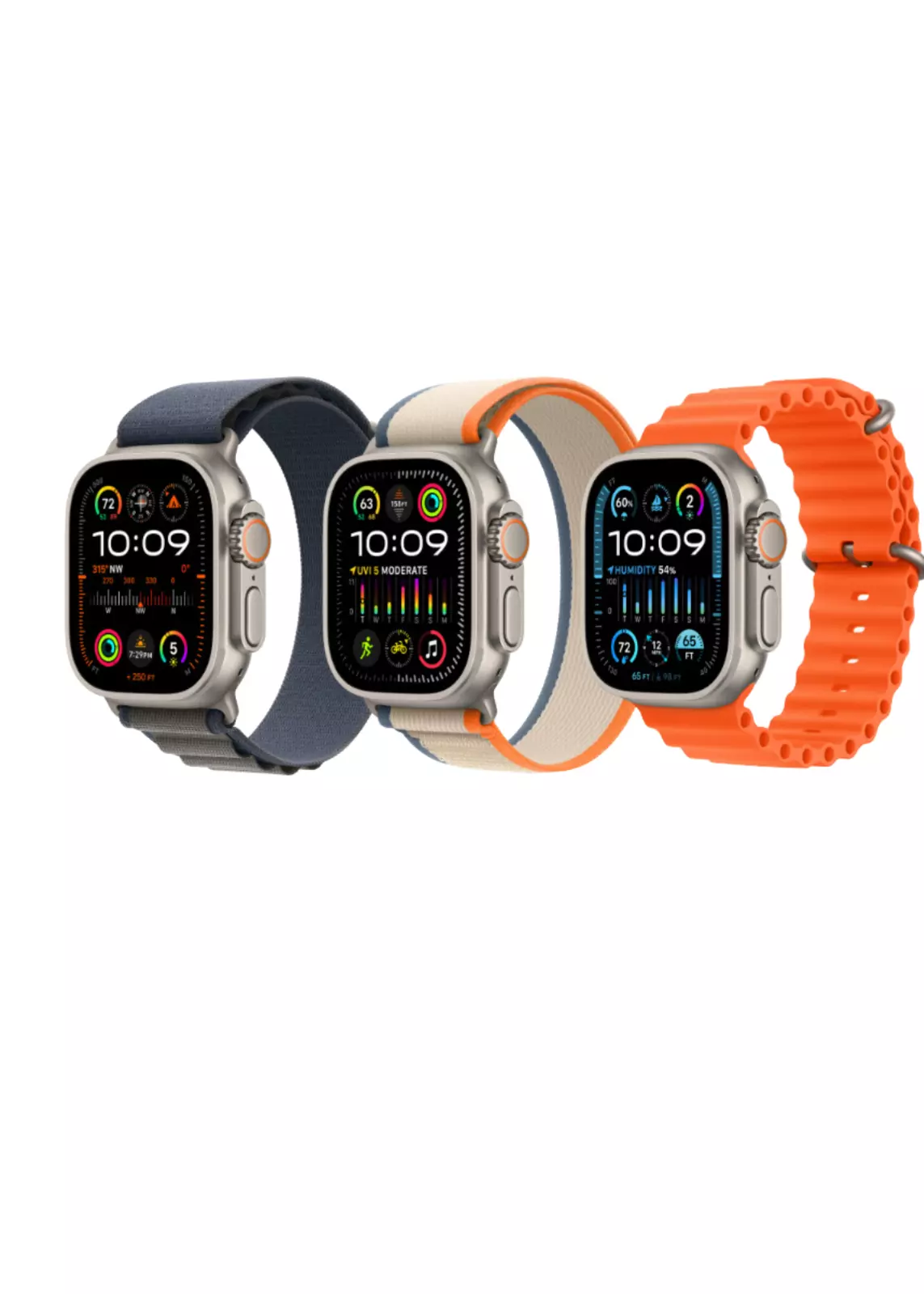 Apple Watch Ultra 2 (2024) - Black/Green/Natural Alpine Loop