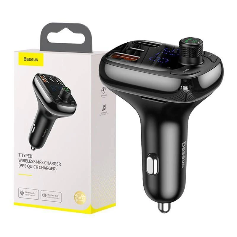 Baseus S-13 Car Bluetooth MP3 Player + Charger Set
