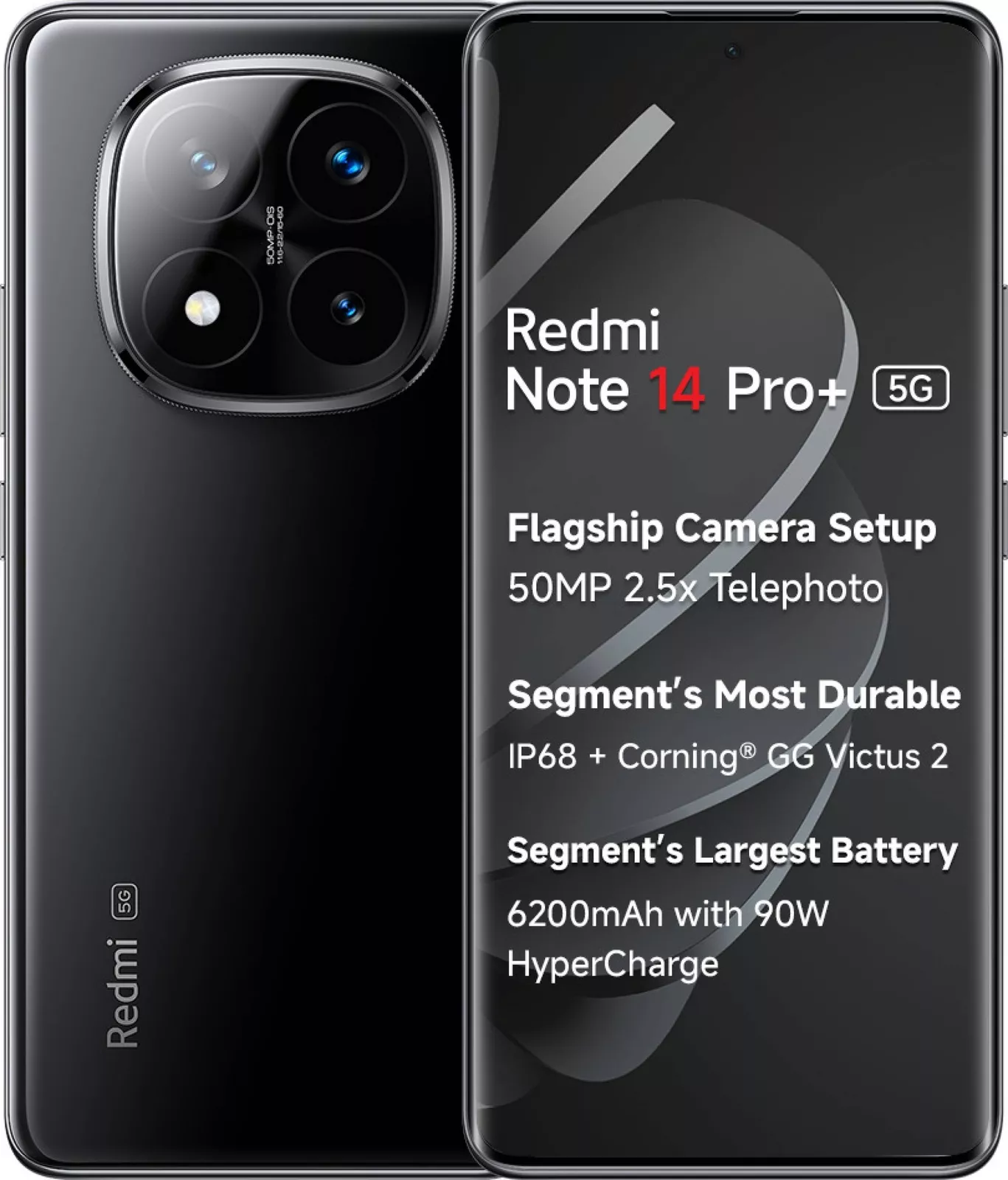 Redmi Note 14 Pro+ 5G Spectre Black (12GB/512GB)